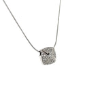 18ct White Gold Diamond Pendant Necklace