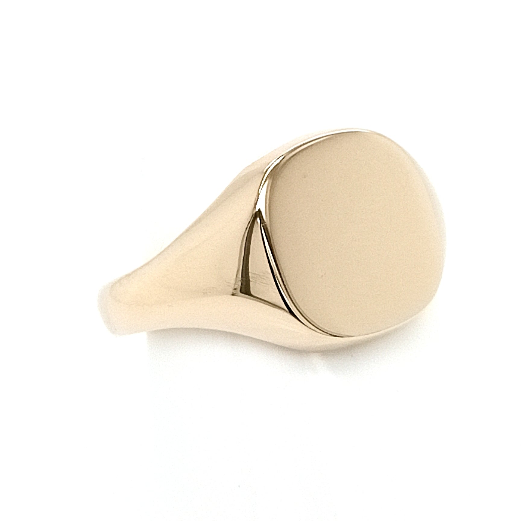 9ct Yellow Gold Soft Square Signet Ring