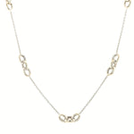 Yellow Gold Multi Oval Link Chain Necklace