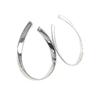 Silver Large Loop Earrings