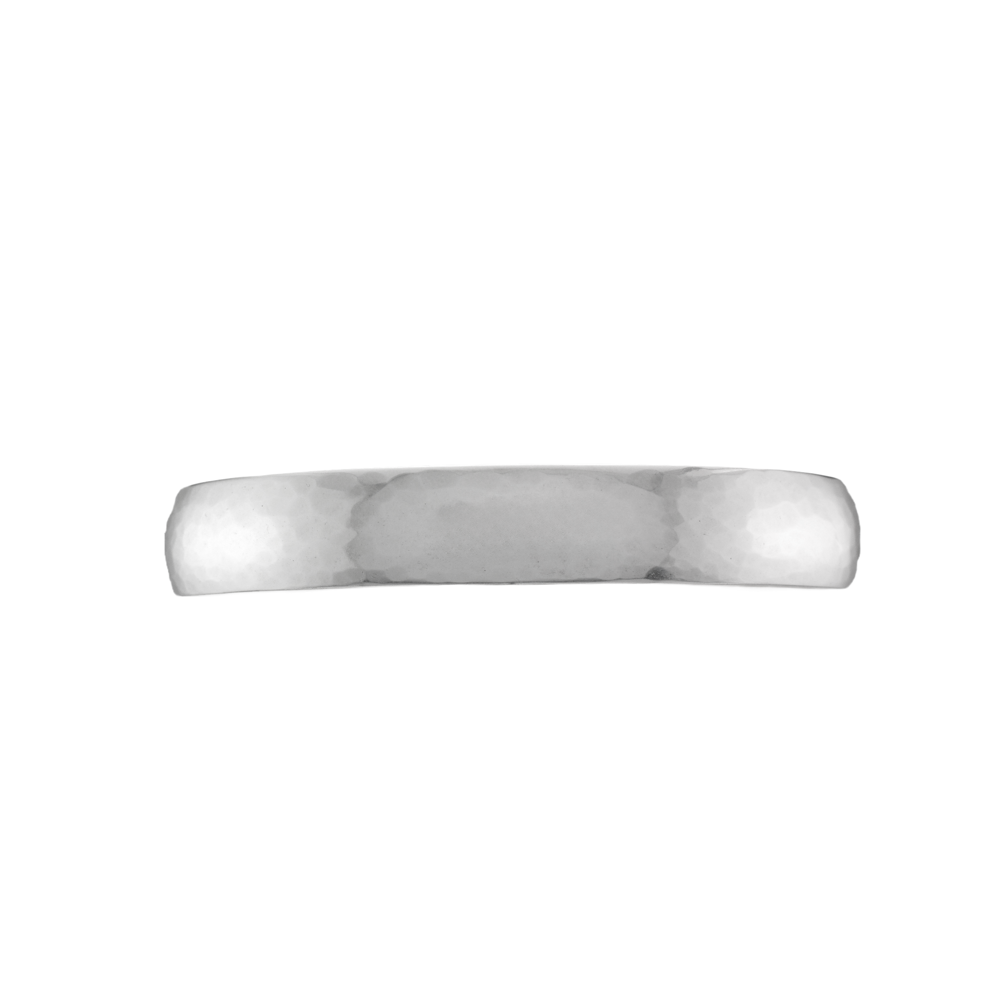 Silver Heavy Plannished Bangle