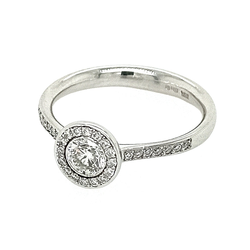 Platinum diamond AURA Ring