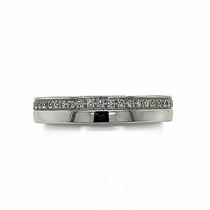 Platinum Pave-set Diamond Ring