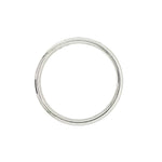 Platinum Nine Diamond Pave Mini-Ellipse Ring