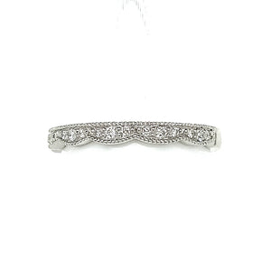 Platinum Millgrain Diamond Ring