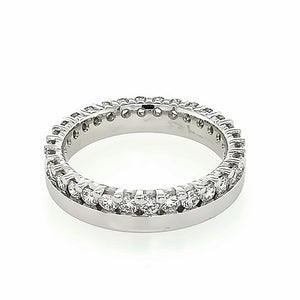 White Gold Fully Set Diamond Wedding Ring