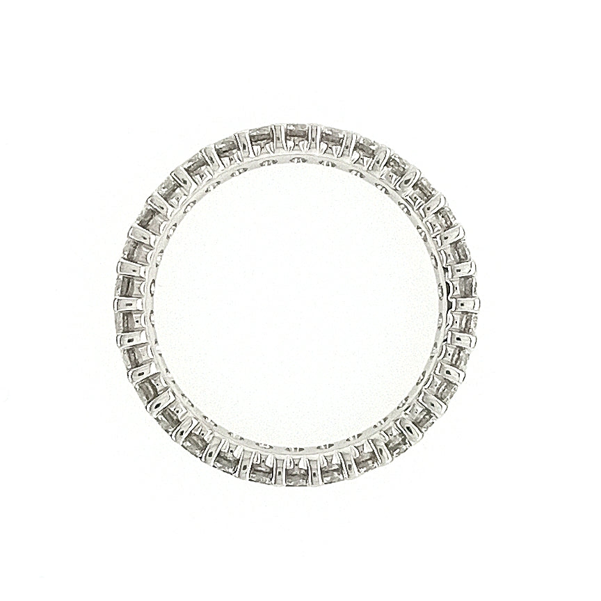 White Gold Fully Set Diamond Wedding Ring