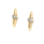 18ct Yellow Gold Marquise Diamond Earrings