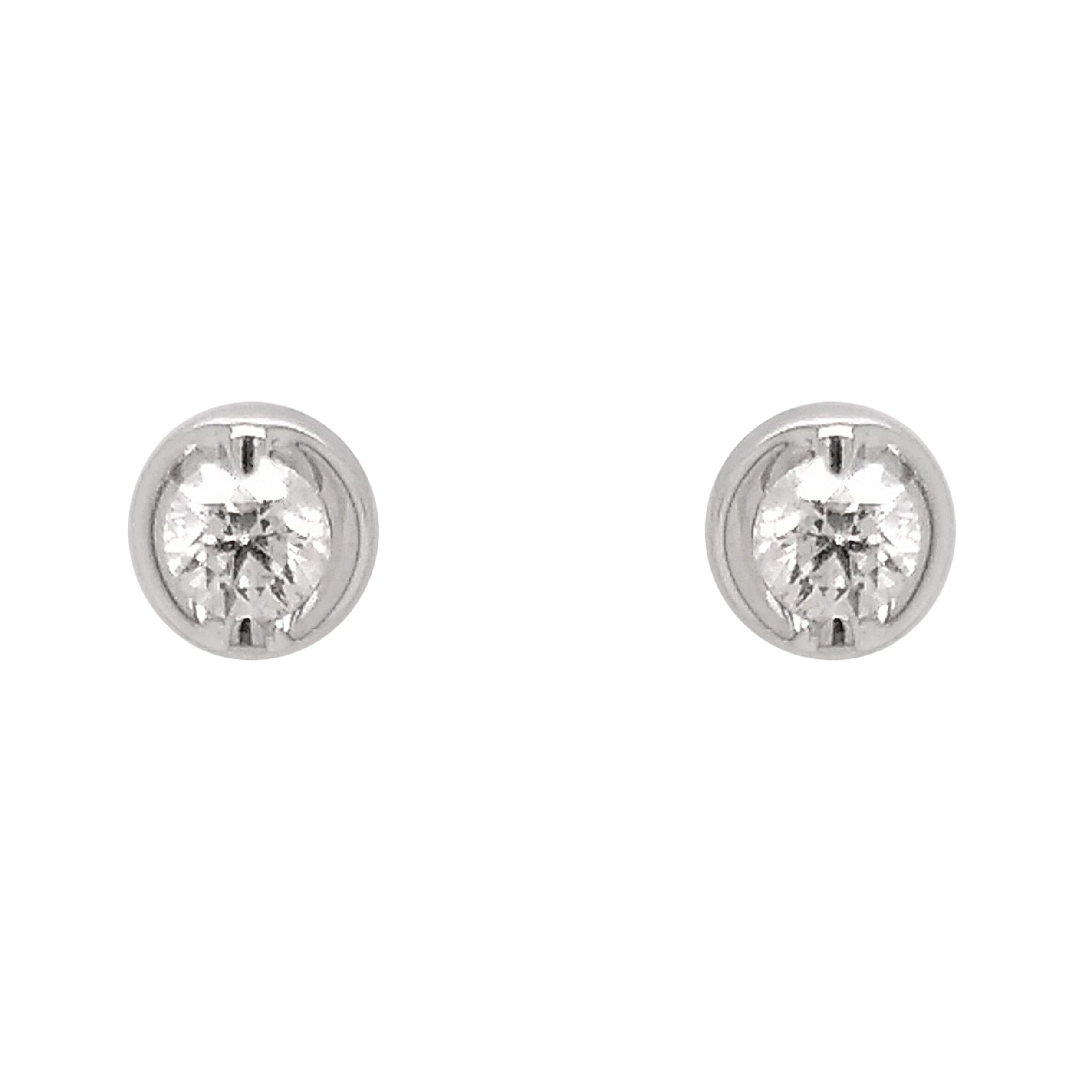 18ct White Gold Rosabella Diamond Earrings