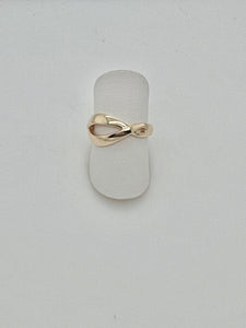 Yellow Gold Infinity Ring