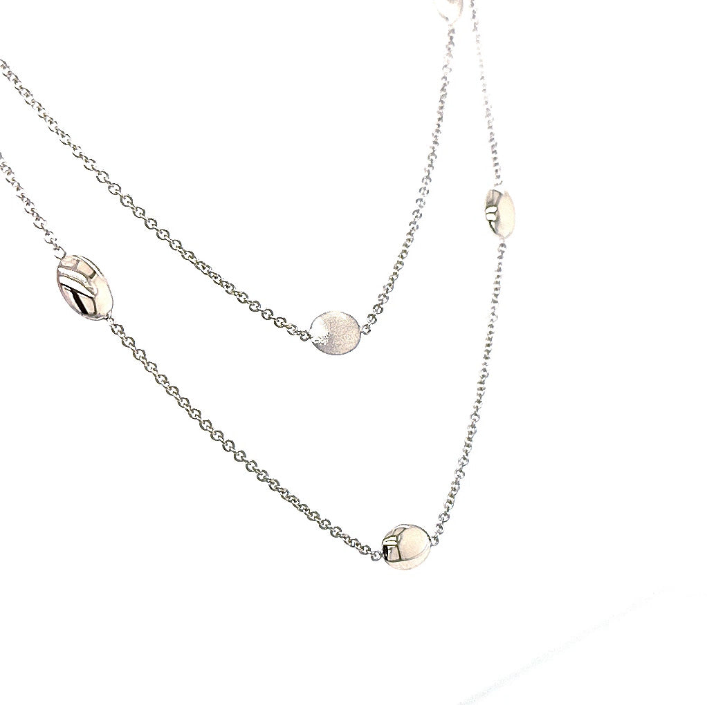 9ct Yellow Gold Double Ovals Necklace