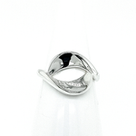 Silver Open Sweep Ring