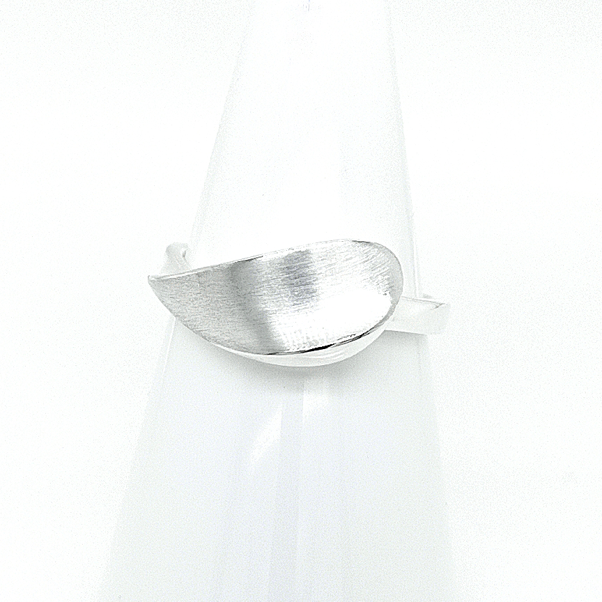 Silver Concave Ring