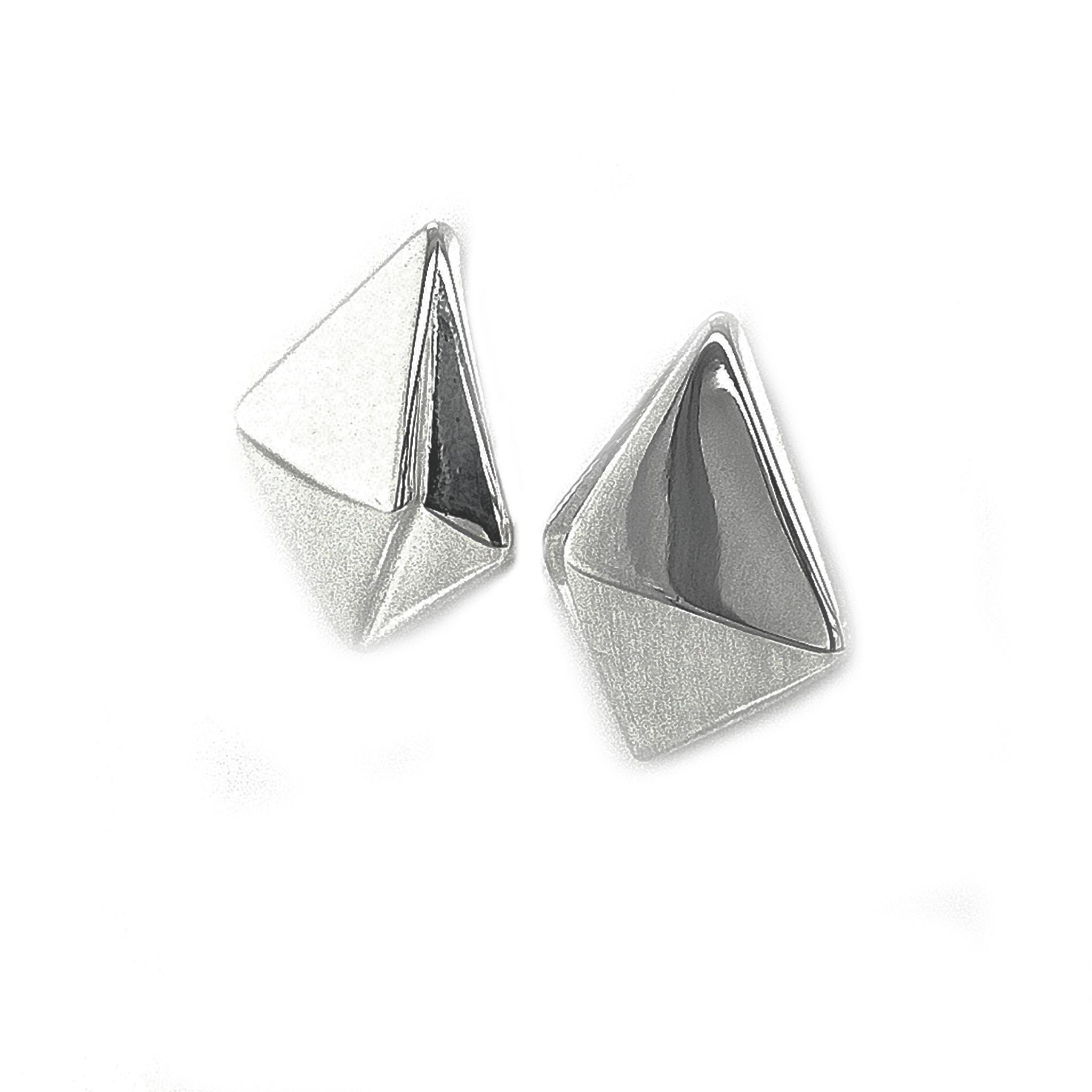 Silver Kite Stud Earrings