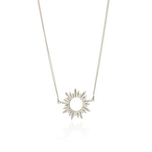 Sterling Silver Sunrays Small Necklace - Andrew Scott
