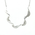 Silver Wave Half Necklace