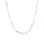 Silver Loop Wire Necklace