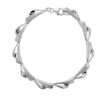Silver Open Link Bracelet - Andrew Scott