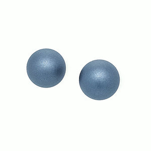 Dark Blue Sphere Stud Earrings