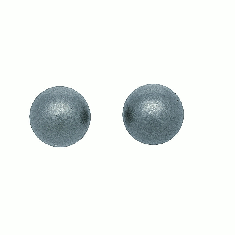 Grey Sphere Stud Earrings