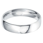Platinum Midi Ellipse Wedding Ring- Various Widths