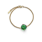 Baccarat Trefle Green Bracelet