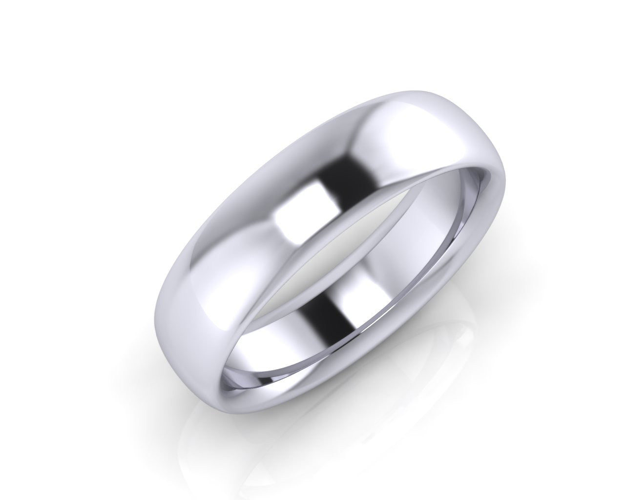 Platinum ELLIPSE 6mm Men's Wedding Ring - Andrew Scott