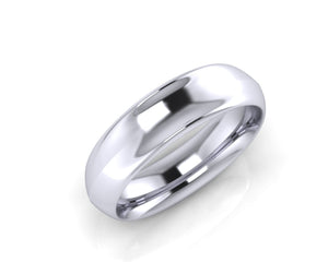 Platinum REMO 6mm Men's Wedding Ring - Andrew Scott