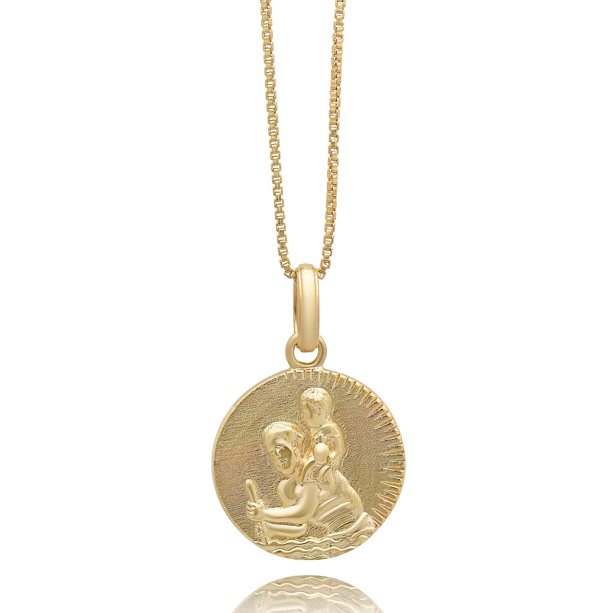 Vintage French St Christopher Pendant, Patron Saint of Travel - Etsy | St  christopher pendant, French vintage, St christopher necklace